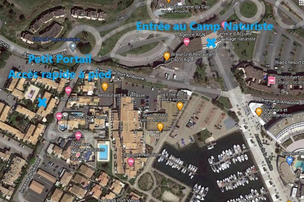 Cap D'Agde - Residence Estivales - Proche Naturiste - Terrasse - Wifi - Parking - Piscine - Clim Buitenkant foto